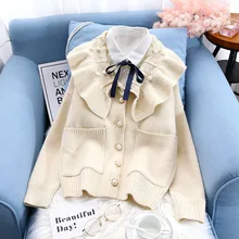 ##Special Price ruffles knitted women sweater and cardigan v-neck solid slim office lady elegant outwear coat tops ##Special Price ruffles knitted women sweater and cardigan v-neck solid slim office lady elegant outwear coat tops