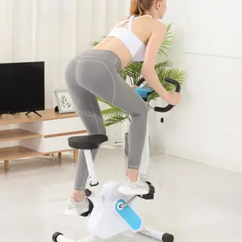 

Ultra-Quiet Indoor Cycling Bike Fitness Equipment White Home Exercise Bike Lose Weight Load Spinning Bicycle Adjustment