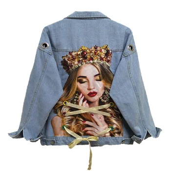 

Spring Autumn Denim Jacket Female Loose Student Korean Version BF Wild Fashion Harajuku Style Feans Facket Tide Women Basic Coat