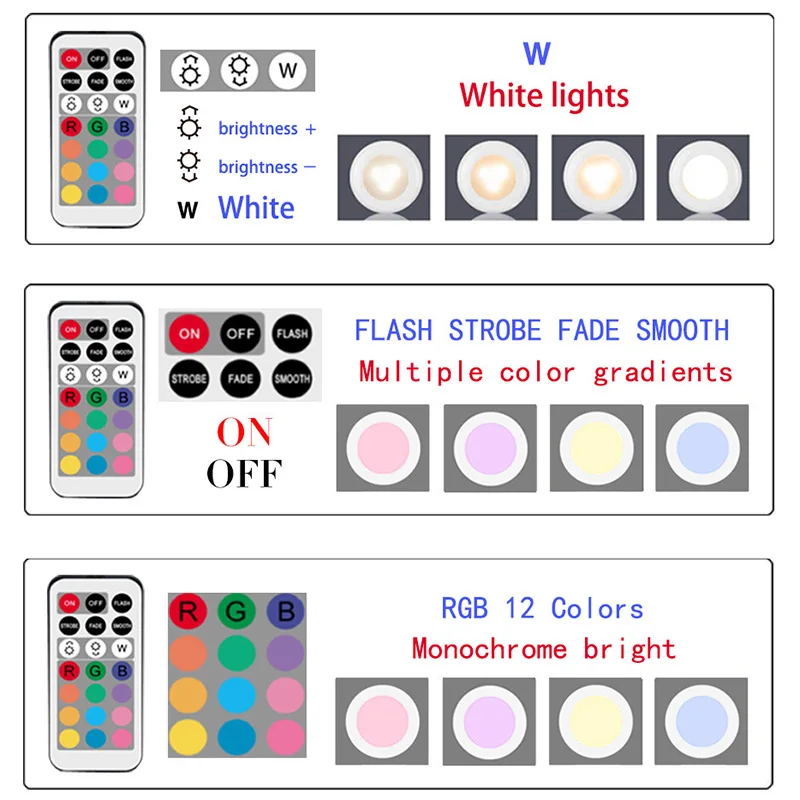 Пульт дистанционного управления RGB светодиодный ночной Светильник Цвет фестиваль вечерние атмосферу светильник светодиодный Аккумуляторный шкаф светильник Ночной светильник для спальни лампа