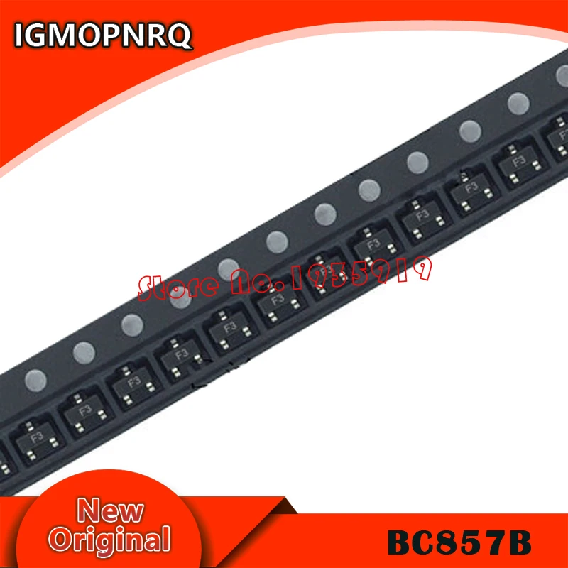 100 шт. BC857B SOT23 BC857 SOT SMD SOT-23 3F новое и оригинальное