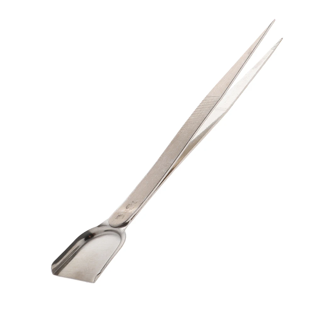 Jewelry Tweezer  With Shovel For Diamond Gemstones Beads Pick Up