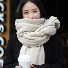 Шарфы обертывания двухсторонняя супер-мягкая шерсть шарф осень зима Повседневный теплый маленький ананас декоративная шаль корейский преппи обертывания
