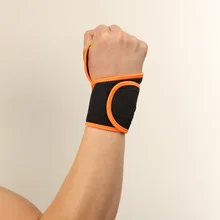 Настраиваемая обработка спортивные Напульсники сплошной цвет Мода Фитнес Волан давление защитная одежда анти-наручные Spr