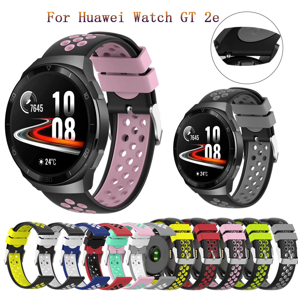 22Mm Pasek Na Rękę Dla Huawei Zegarek Gt 2E / Gt2 46Mm / Gtr 47Mm Opaska Silikonowa Dla Garmin Vivoactive 4 Pasek Na Rękę Bransoletka