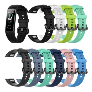 

Smart Sport Bracelet Strap For Huawei Honor Band 5 Band4 Standard Silicone Wristwatch Band Waterproof Smart Bracelet Strap