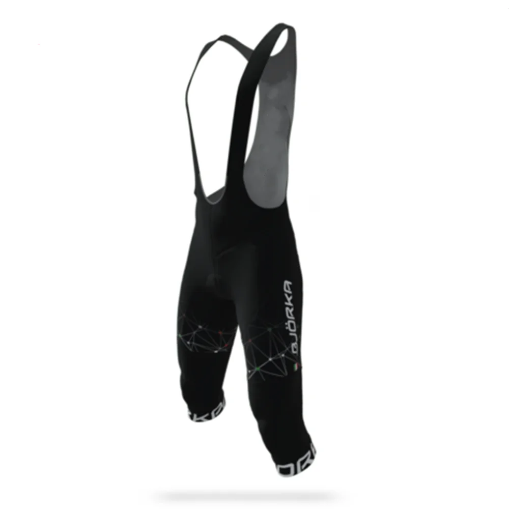 Spring/Autumn BJORKA Cycling 3/4 Bib Knicker Protect Knee Mens Pro Team Mtb Road Bike Race Pants