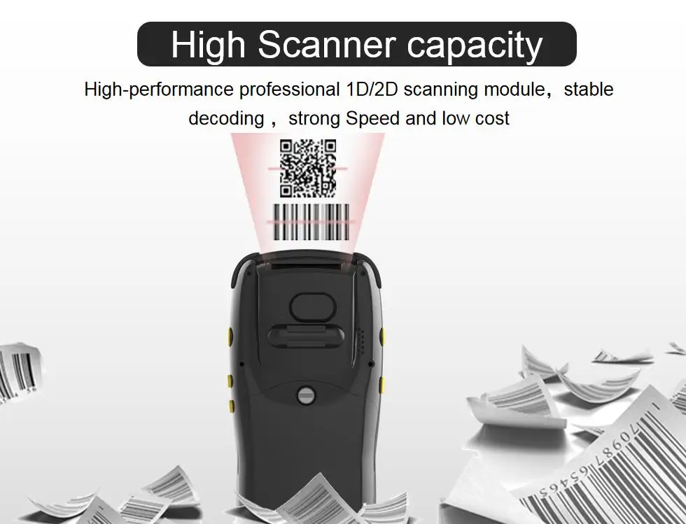 Новейший профессиональный сканер штрих-кодов PDA Android WiFi/3g/NFC/RFID