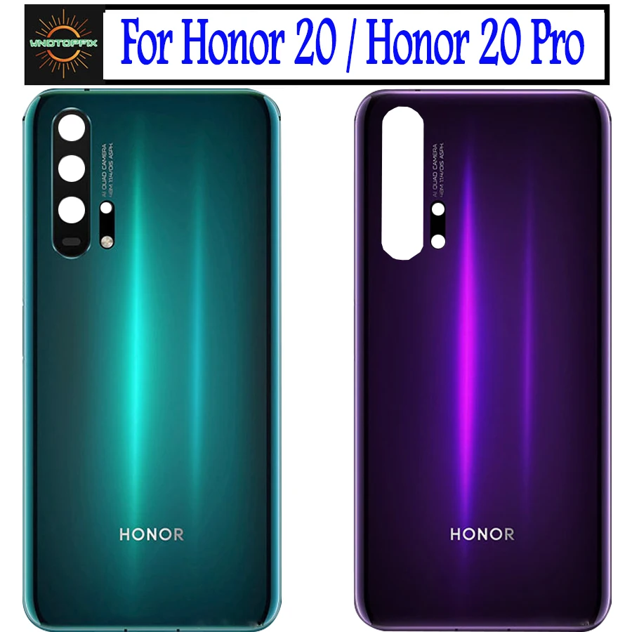 Крышка батарейного отсека для Huawei Honor 20 Pro 6 26 дюйма задняя панель крышка