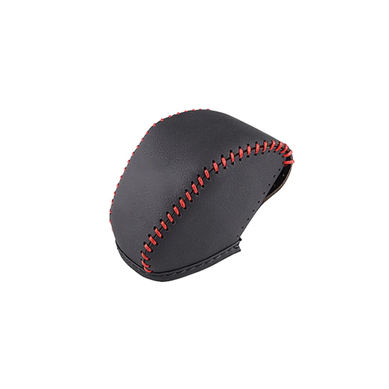 thumbnail image 1 of Collares de palanca de cambios de cuero para coche, cubierta de cabeza de perilla de cambio para Toyota RAV4 2019 2020 2021 2022 2023 2024 RAV4 XA50, accesorios híbridos, 1 of 5