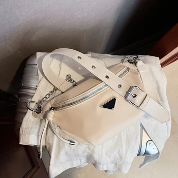 

Women Fanny Pack Belt Bags Ladies Waist Bags Luxury Brand Designer Handsbag Waist Packs Fashion Chest Bag Shoulder Bags Sac 2020