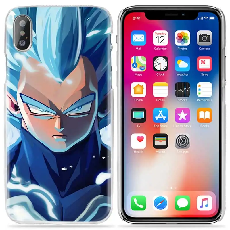 H07 Vegeta Dragon Ball Z чехол для Apple iPhone 11 Pro XS Max XR X 10 7S 8 6 6S Plus+ 5 SE 5S 4S 4 5C Жесткий PC телефон Coque аниме - Цвет: H07