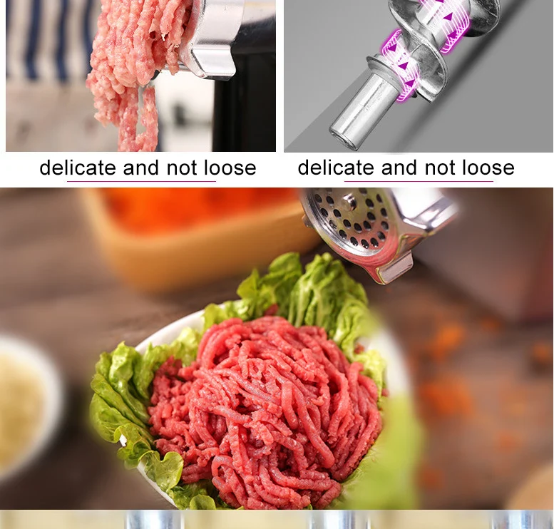 Мясо-шлифовальный станок, многофункциональная электромашинка-набор Кухня колбасы бытовой-Приспособления для земельный шнек сверлы