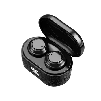 防水tws bluetoothヘッドフォンワイヤレス充電でボックスミニステレオスポーツバイノーラルステレオ音楽ワイヤレスヘッドセット