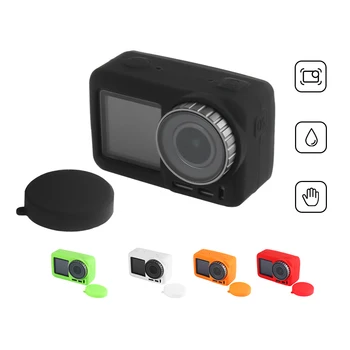 

Mini Super Soft Silicone Protective Case and Lense Cover For DJI OSMO ACTION Sport Camera Anti-dirt Anti-shake Cover