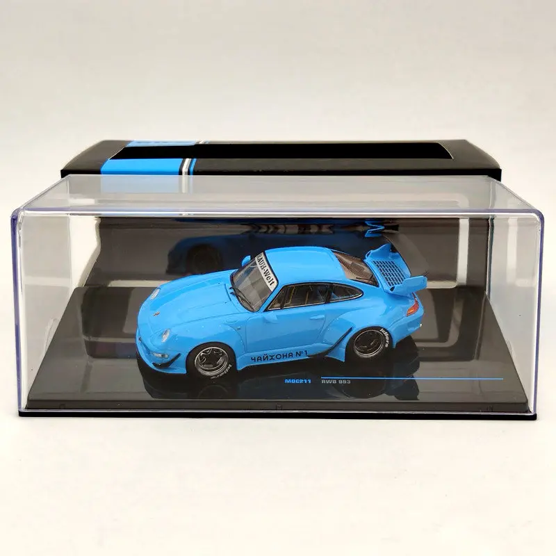 

IXO 1:43 For P~sche 993 RWB RAUH-WELT BEGRIFF - BLUE MOC211 Limited Collection