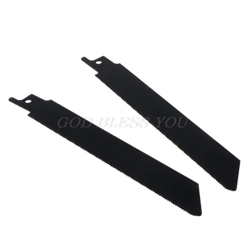 2PCS/SET Black Reciprocating Sabre Saw Blades for Cutting Metal Professional S922EF Accessory Kit Tool