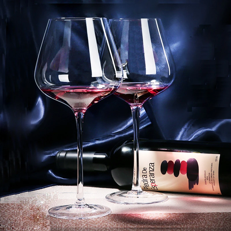 2Pcs Collectie Niveau Handgemaakte Rode Wijn Glas Ultra Dunne Crystal Bordeaux Bordeaux Beker Art Grote Proeverij Cup huwelijkscadeau|Longdrink glas| - AliExpress