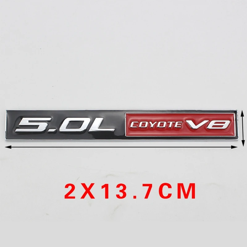 Для Ford Mustang GT для F150 2011 2017 5 0 Coyote V8 3/4 дюйма Серебряный Черный Красный