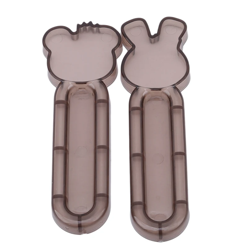 2pcs Cute Cartoon Rabbit Bear Cabinet Cupboard Handles Drawer Handle and Knobs Easy Open Tools Furniture Kitchen Door Handle