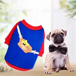 Теплый костюм для домашних животных, хлопковая толстовка, футболка из флиса для французского, для бульдога чихуахуа, щенка, для осени и