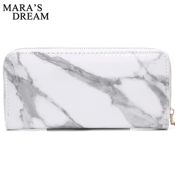 

Casual Women Lady Wallets Purses Totes Feminina Marble Patent Leather Clutch Bags Girls Zipper Card Coin Money Holder Pouch Pack