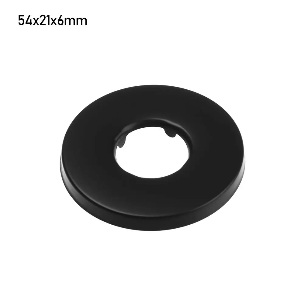 Sleek Black Stainless Steel Shower & Faucet Decorative Wall Covers