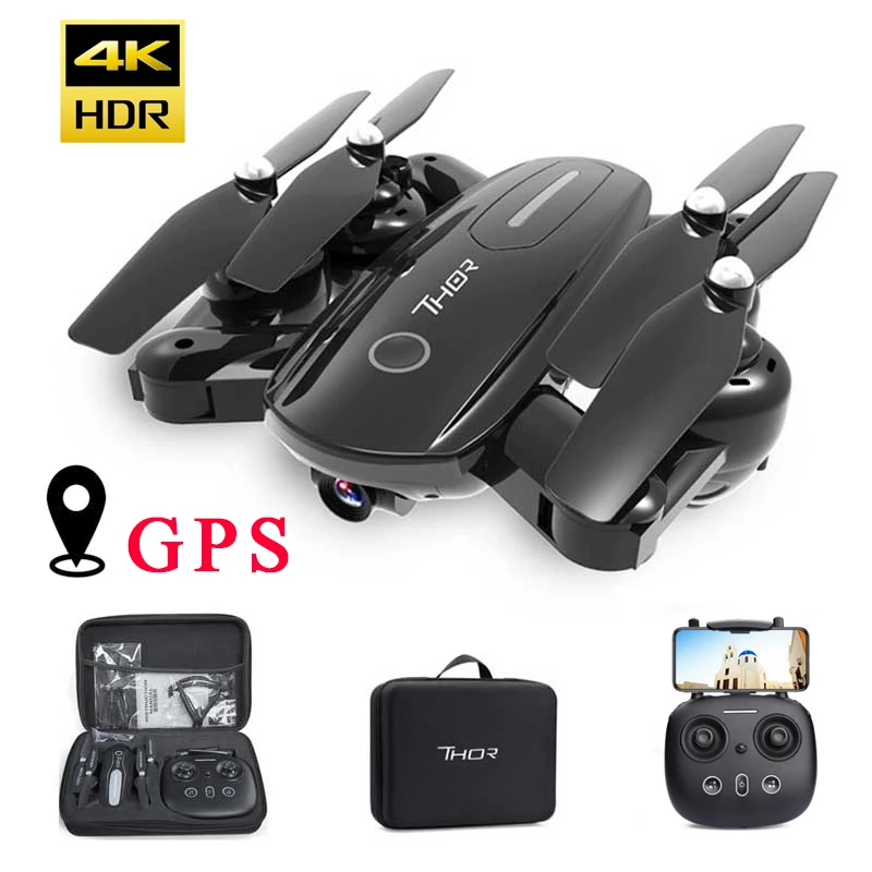 Радиоуправляемый квадрокоптер gps 4K Дрон оптический поток HD 1080P камера профессиональный самолет складной дроны 500 м управляемые игрушки для детей подарок