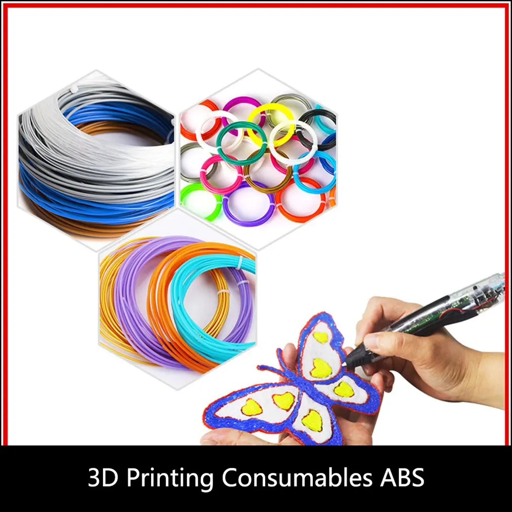 Нить для 3d ручки PLA 1,75 мм 20 цветов 30 цветов материал для 3d принтера s для 3D печати ручка 10 цветов материал для 3d принтера