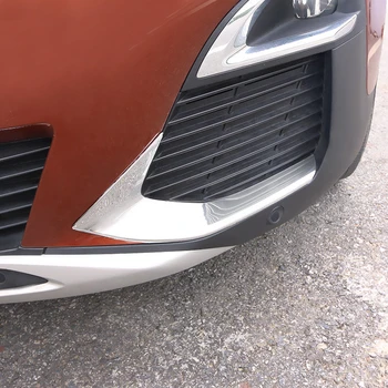

Car-Styling ! Accessories Front Fog Light Lamp Cove Trim 2pcs for Peugeot 3008 5008 GT 2016-2019