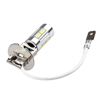 

H3 Bright White 4Pcs Car Auto Fog Light Lamp Bulb 12V high H3 10SMD 10LED 5630 5730 6000K
