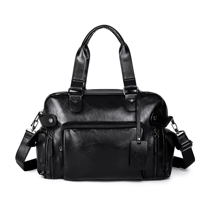 

Korean version of the classic horizontal men's hand bill of lading shoulder bag large capacity travel bag trend men satchel