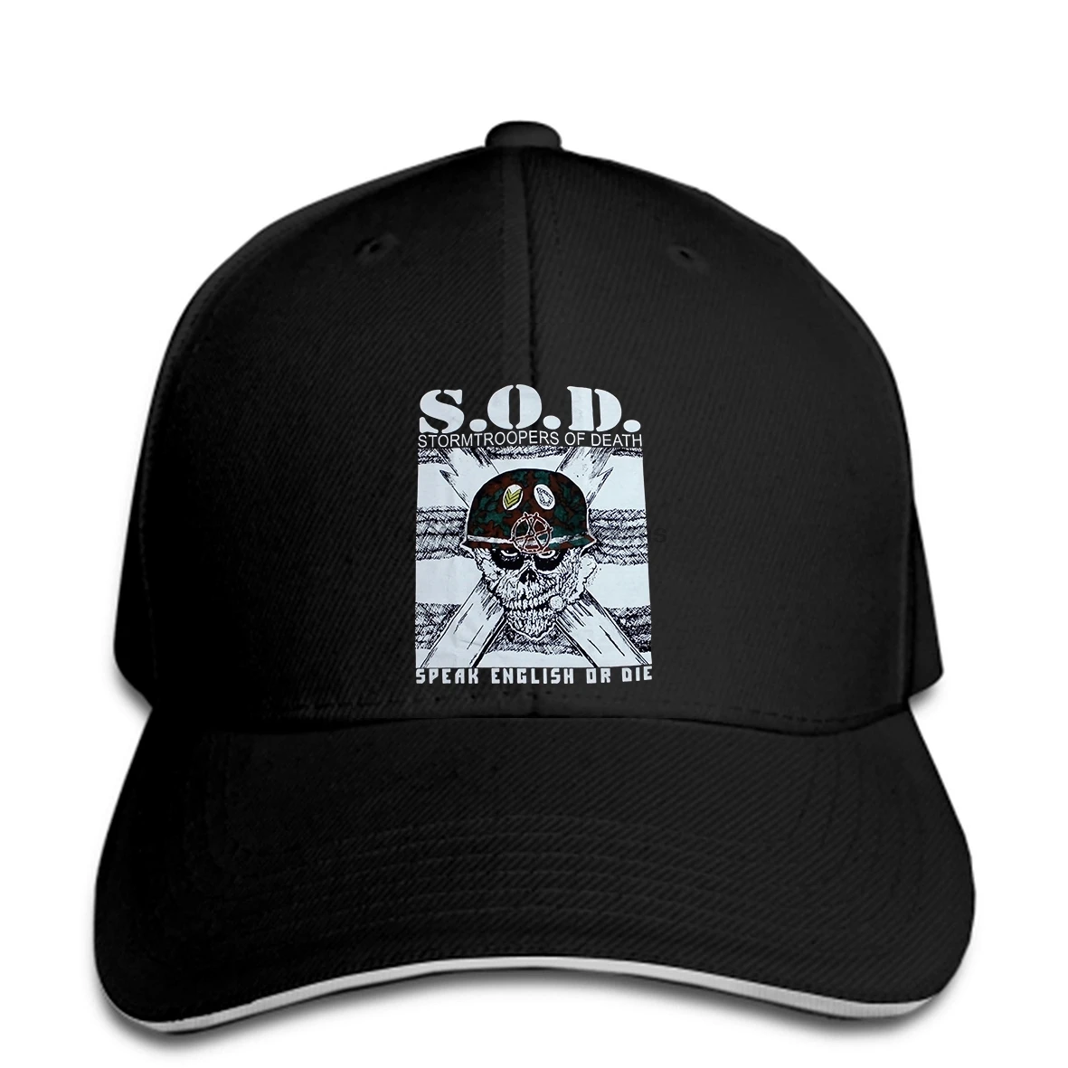 Мужская Бейсболка Летняя мужская S.O.D. Бейсбольная кепка штурмовика смерти ANTHRAX NUCLEAR assase snapback