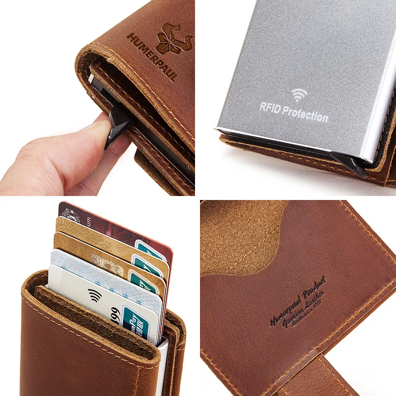 Slim Male Walet Luxury Hasp Purse Short Men Wallets Genuine Leather Bank Card Holder Credit Travel Credential Coin Money Bag