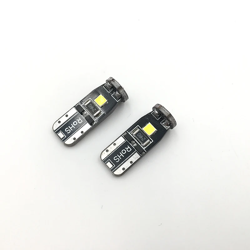 T10 W5W Светодиодный лампочки Canbus без ошибок 3030 SMD 3 SMD 168 194 светодиодный лампы для автомобилей Купол Карта Лампы для чтения просвет багажник лампы 12V 10 шт