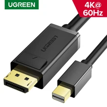Cabo dp para projetor macbook pro air ugreen, mini display e adaptador para exibição de 1/2