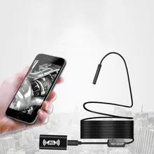 2 м wifi эндоскоп камера HD 1200P 8 мм 8 светодиодный мини Водонепроницаемый Жесткий кабель бороскоп камера для осмотра внутренней поверхности для Iphone для ПК ios