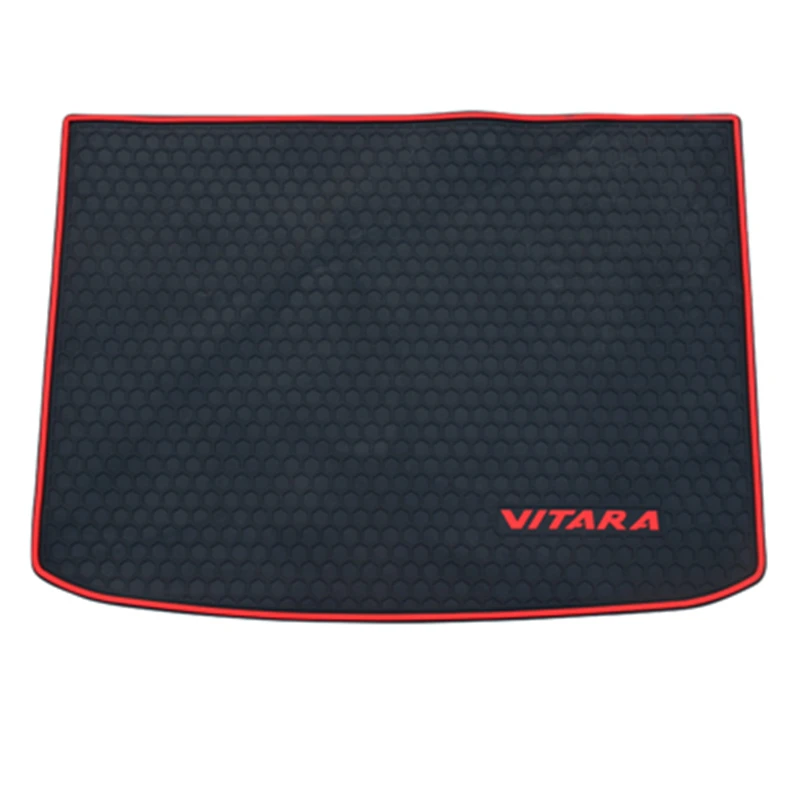 

SJ Custom Fit Rubber ALL Weather Car Trunk Mats Tail Boot Cargo Liner Cover Rear Cargo Pad For SUZUKI Vitara 2016 2017 2018