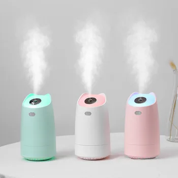 

KBAYBO 280ml USB Mini Air Ultrasonic Humidifier Desktop Aromatherapy Oil Diffuser Air Purifier Car Charger Mist Maker Fogger