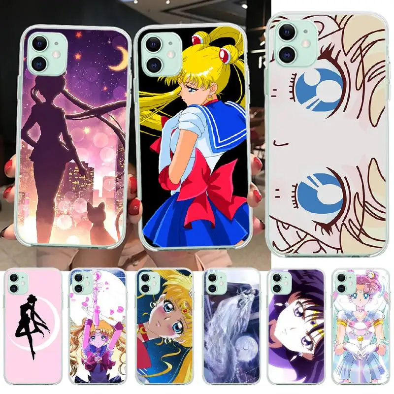 NBDRUICAI Tsukino Usagi Сейлор Мун черный мягкий чехол для телефона iPhone 11 pro XS MAX 8 7 6 6S Plus X 5S SE