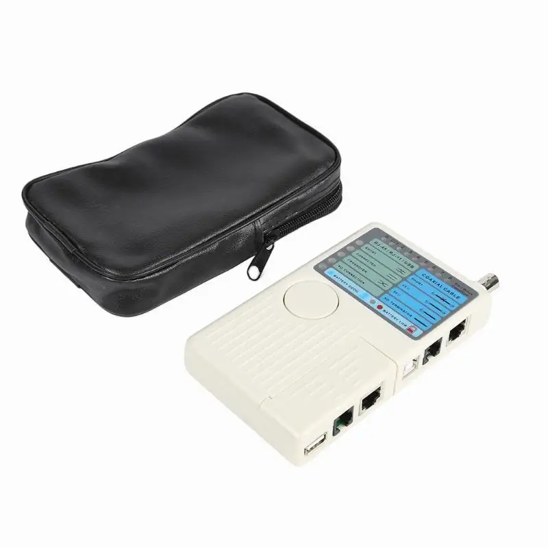 RJ11 RJ45 USB BNC LAN Сетевой кабель тестер для UTP STP Кабели LAN Трекер