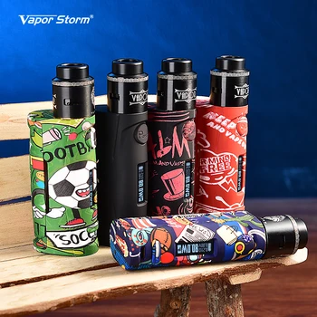 

Vapor Storm Vape 80W Variable Power TC Vape Mod Puma Baby Grafitti Design 510 Thread Lion RDA Electronic Cigarette Starter Kit
