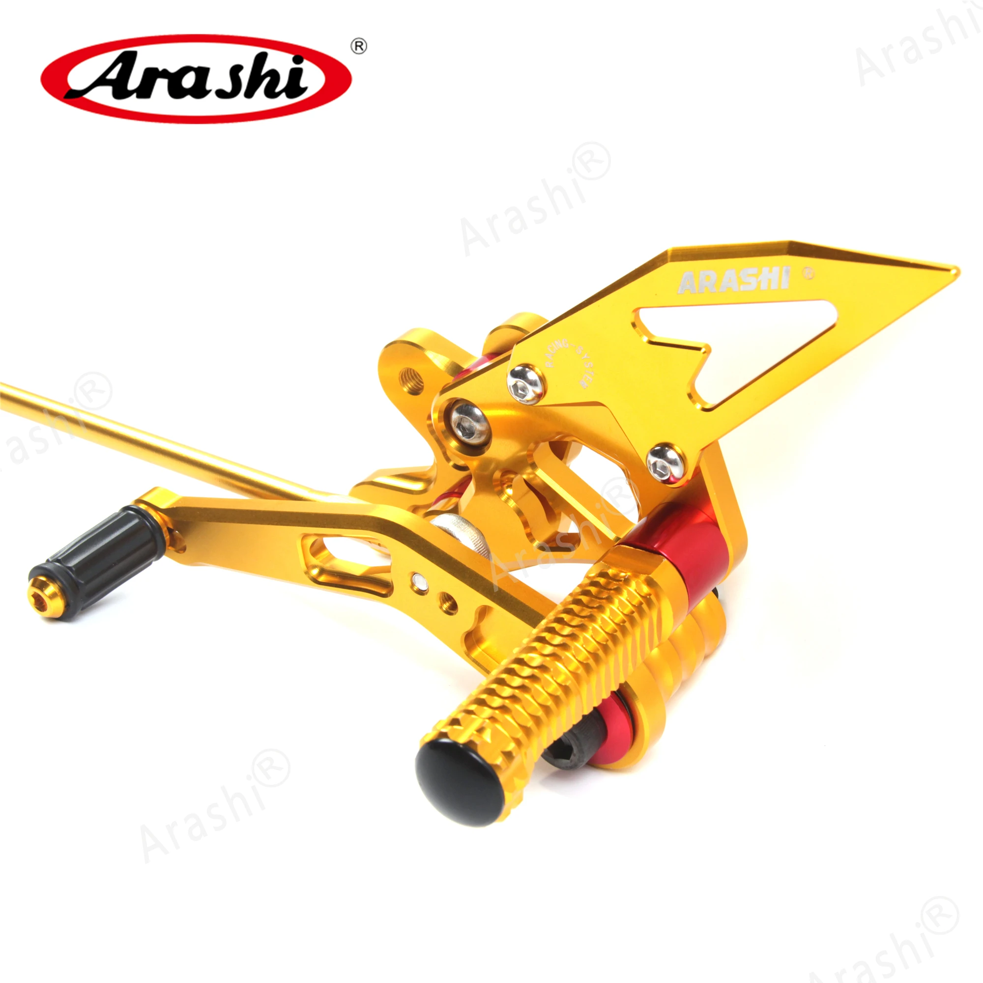 Араши ЧПУ Регулируемые подножки для SUZUKI GSXR750 GSX750R GSXR 750 2006 2007 2008 2009 2010 Rider Rearset подножки