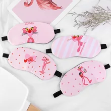 Самый стиль Южная Корея Розовая пантера милая очаровательная мультфильм защита глаз патч Пижама затенение сна аниме глаза патч вязать