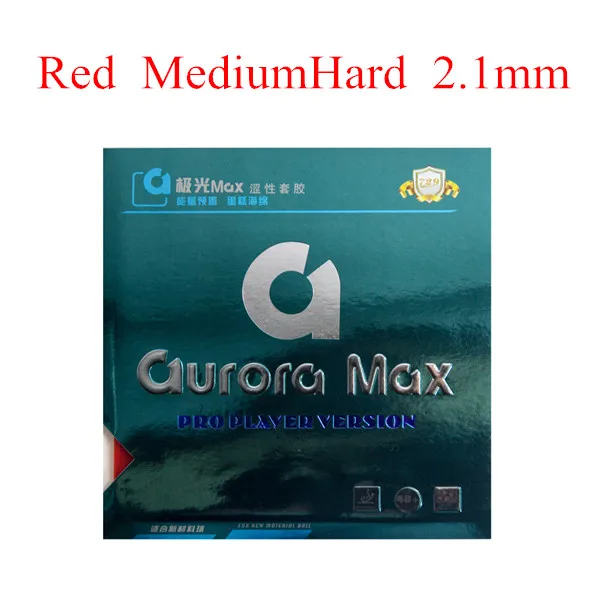Дружба 729 резина для настольного тенниса Aurora MAX Pro версия не липкая AGS губка для пинг-понга теннис де меса - Цвет: Red Med Hard 2.1mm
