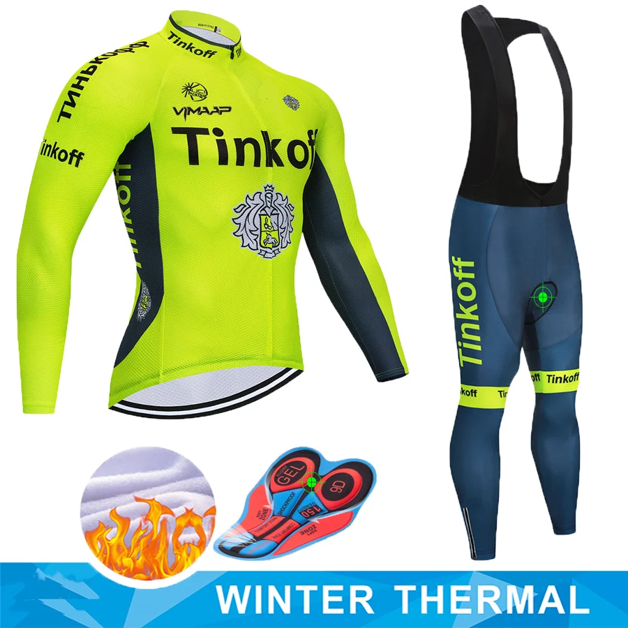 Tinkoff зимний комплект из теплого флиса Одежда для велоспорта NW мужской костюм из Джерси спортивный костюм для езды на велосипеде MTB Одежда комбинезон теплые комплекты