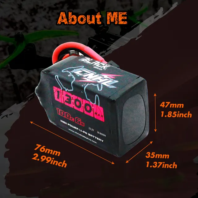 2/4PCS CNHL Lipo 6S 22.2V Battery 1100mAh 1200mah 1300mah 1500mah 100C With XT60 For RC FPV Quadcopter Drone Helicopter Airplane 4