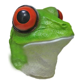 

Latex Semi-Aquatic Realistic Red-Eyed Tree Frog Head Props Fancy Party Masks