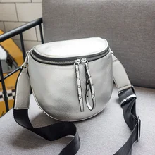 

Luseai New Leisure Luggage Leather Goods Solid Color Bucket Bag Pu Rivet Women's Shoulder