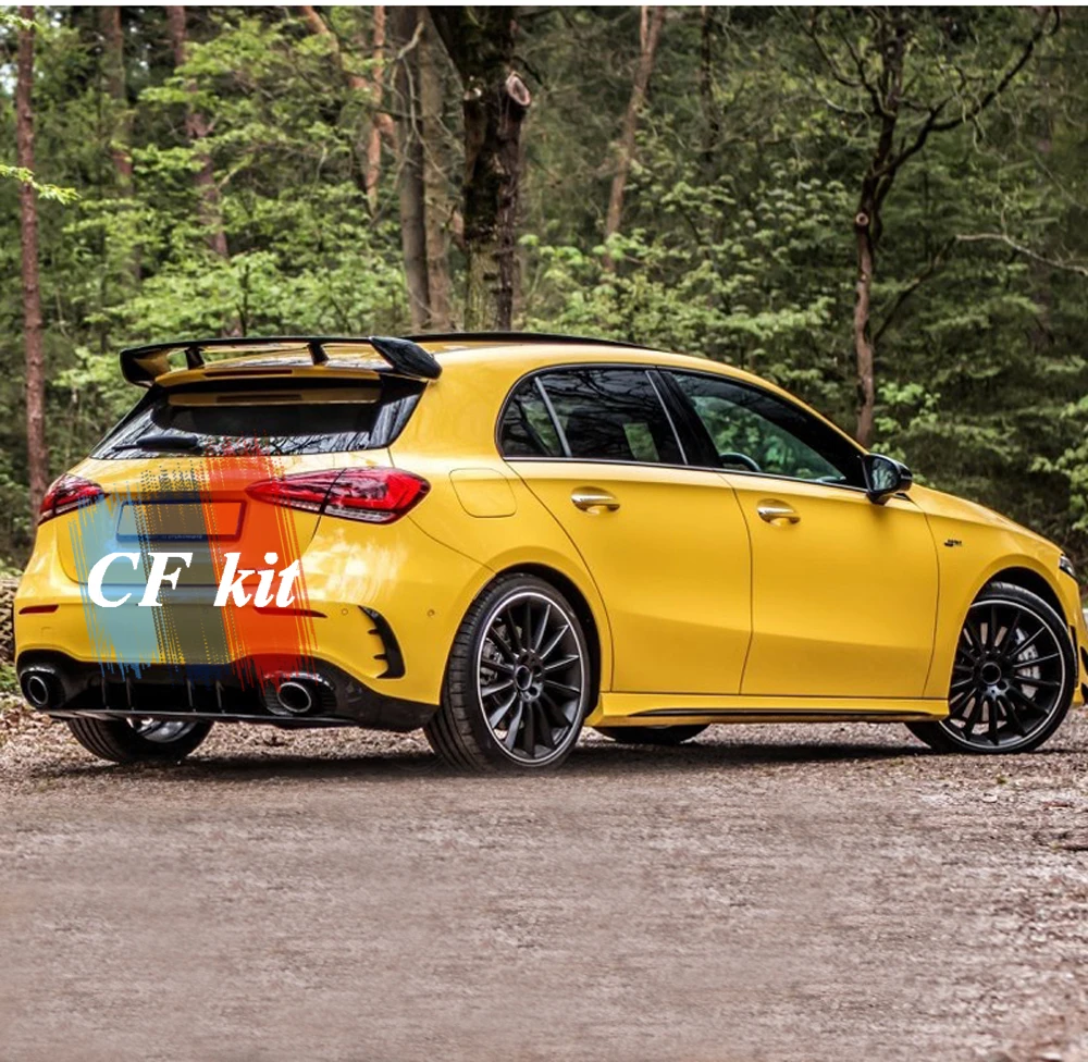 AMG стиль спойлер заднего багажника, крыла для губ ковка углеродного волокна для Mercedes-BENZ A класс W177 UP Автомобильный Стайлинг